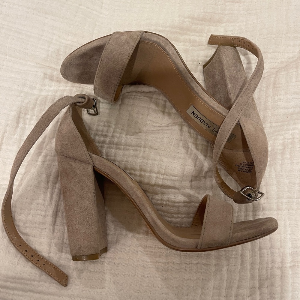 Steve Madden nude heels, size 7.5